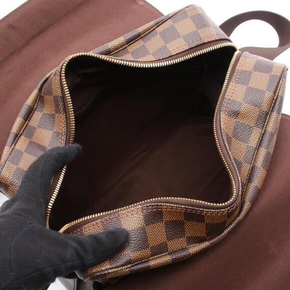 LOUIS VUITTON Brown Damier Leather Shoulder Bag - Picture 4 of 8